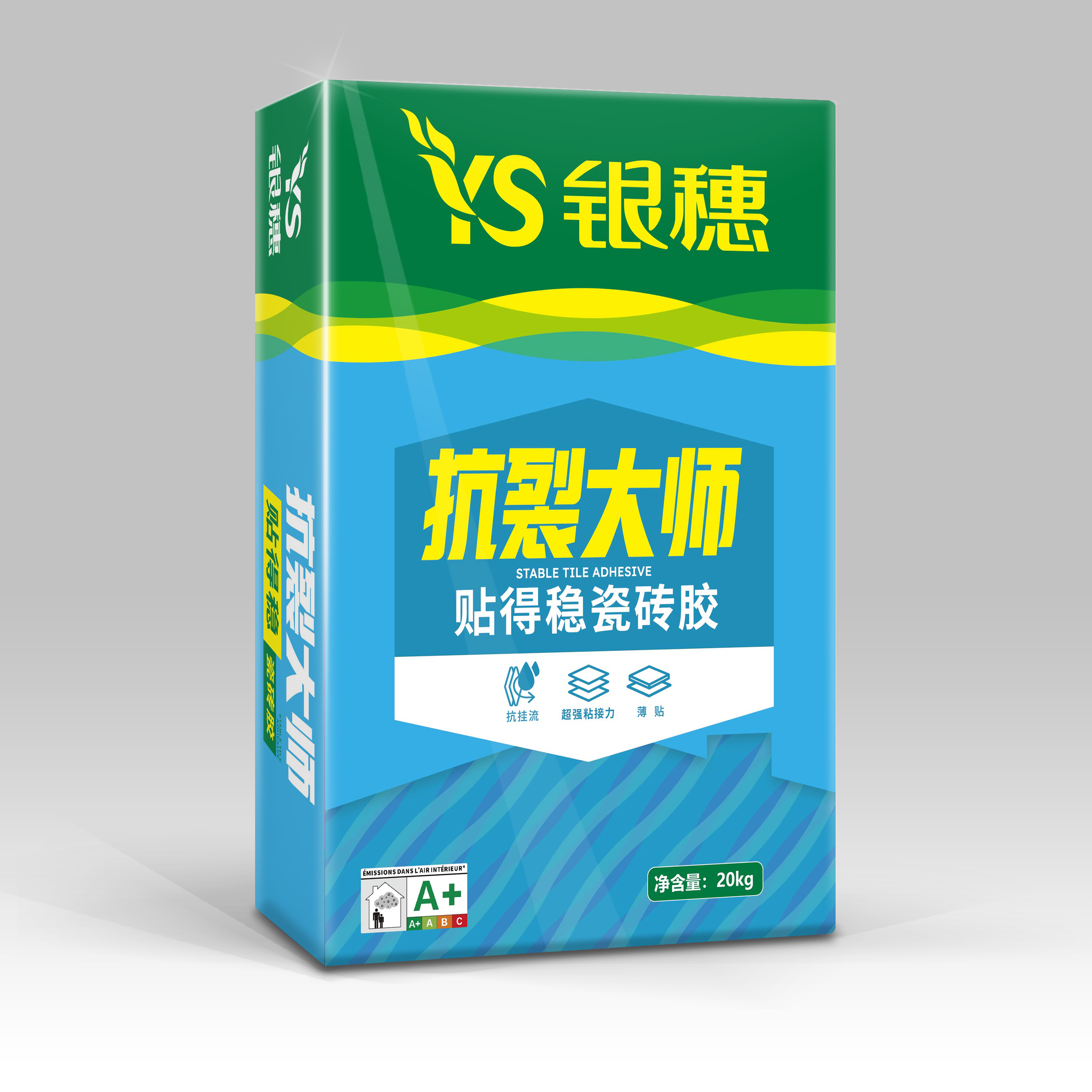 抗裂大师贴得稳瓷砖胶
